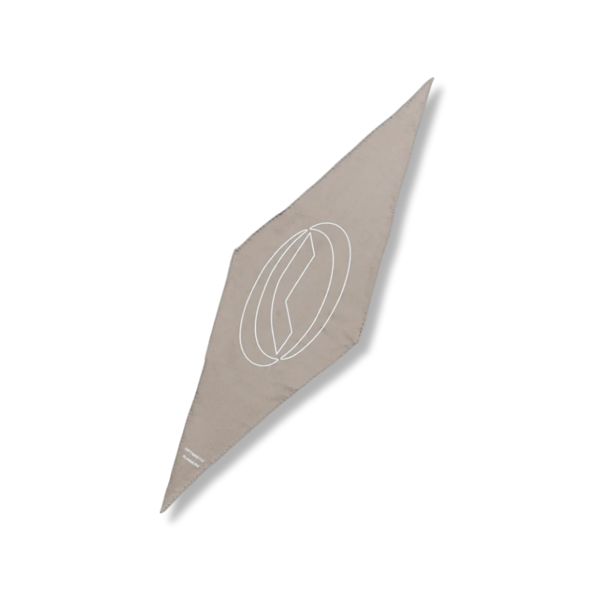 OPTIMISTIC RUNNER Symbol Silk Scarf - CAMEL