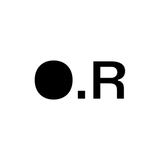 Black logo with 'O.R' on a white background