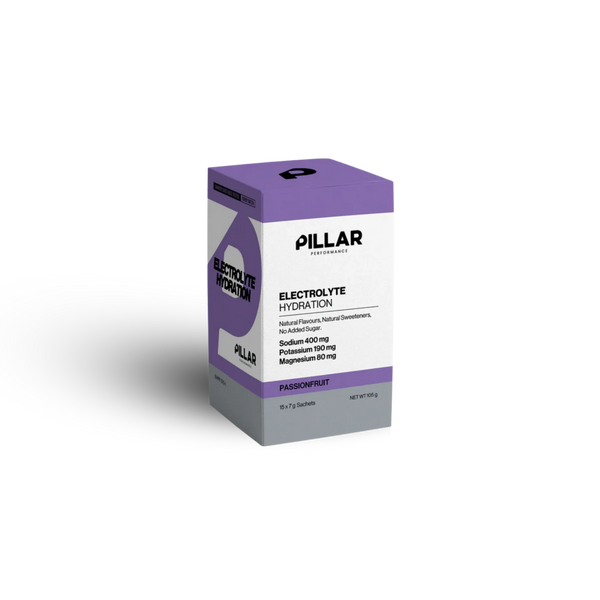 PILLAR ELECTROLYTE HYDRATION - Passionfruit (Box of 15 Sachets)