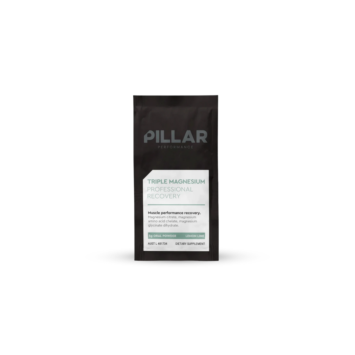 PILLAR TRIPLE MAGNESIUM - SINGLE SERVE SACHETS - Lemon Lime