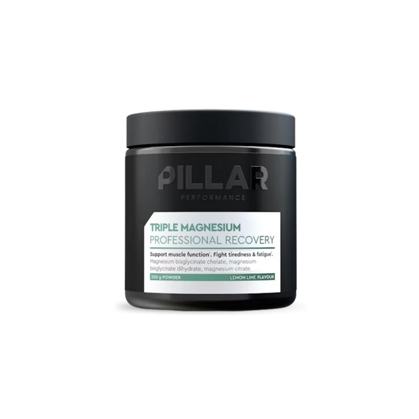 PILLAR TRIPLE MAGNESIUM POWDER - Lemon Lime - Jar (40 Serves)