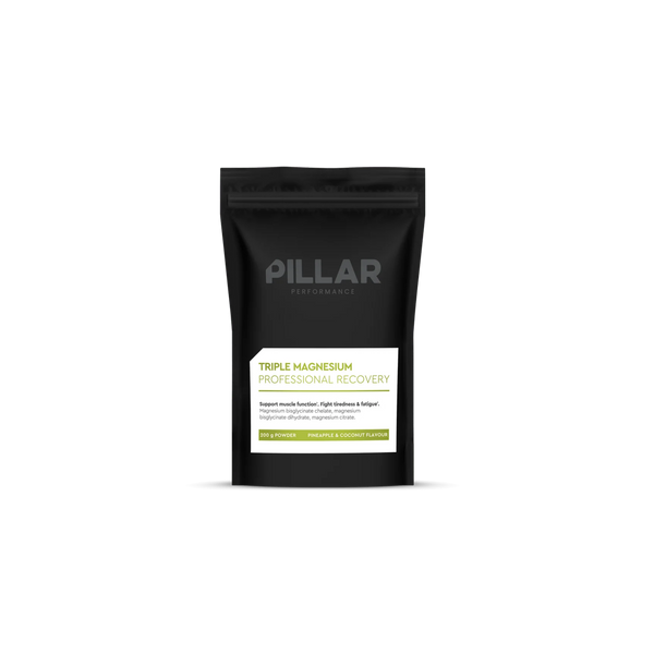 PILLAR TRIPLE MAGNESIUM POWDER - Pineapple Coconut (Pouch, 40 Serves)