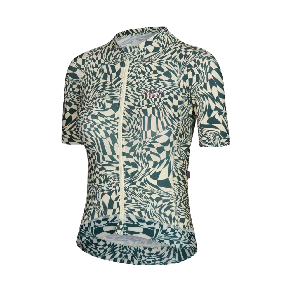 PasNormalStudios_WomensEssentia_Jersey_CheckPetroleum_Front1