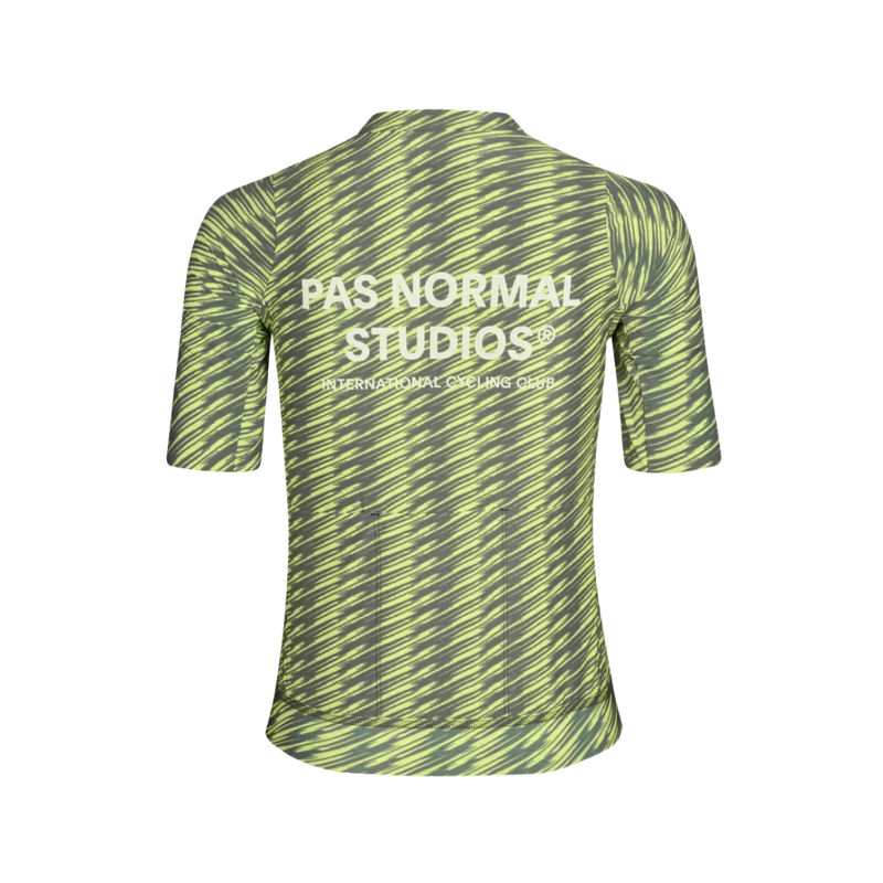 Pas Normal Studios Women's Solitude Jersey - Dark Moss/Lime Green Pas Normal Studios Women's Solitude Jersey - Dark Moss/Lime Green