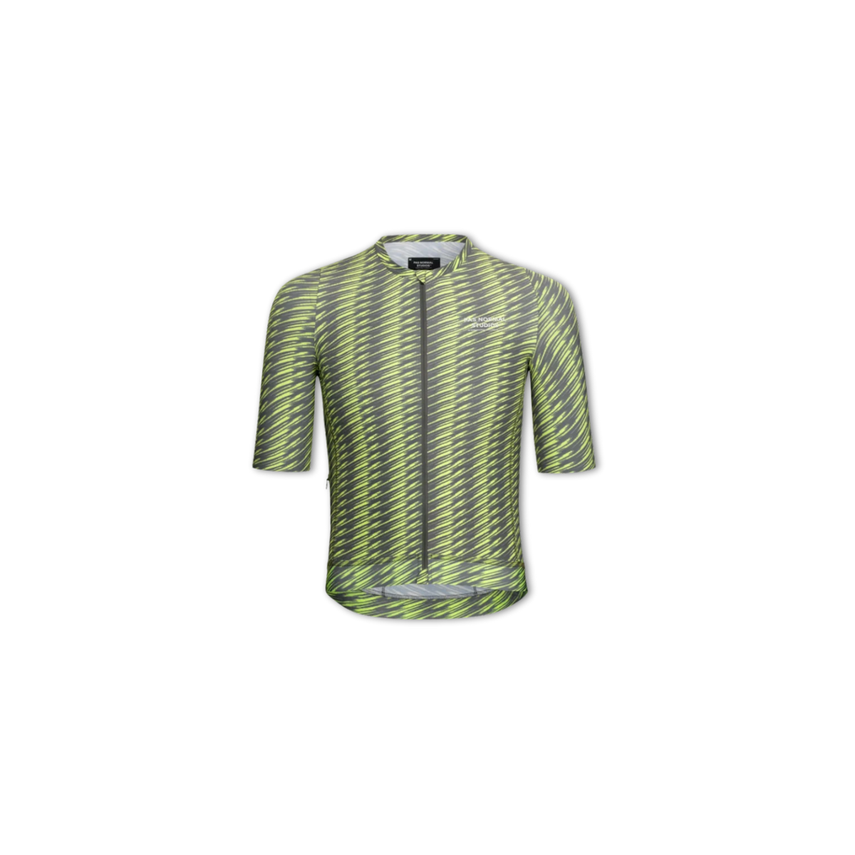 Pas Normal Studios Solitude Jersey - Dark Moss/Lime Green