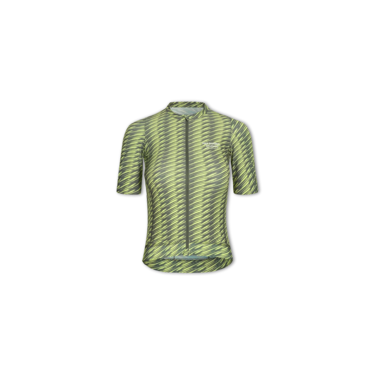 Pas Normal Studios Women's Solitude Jersey - Dark Moss/Lime Green