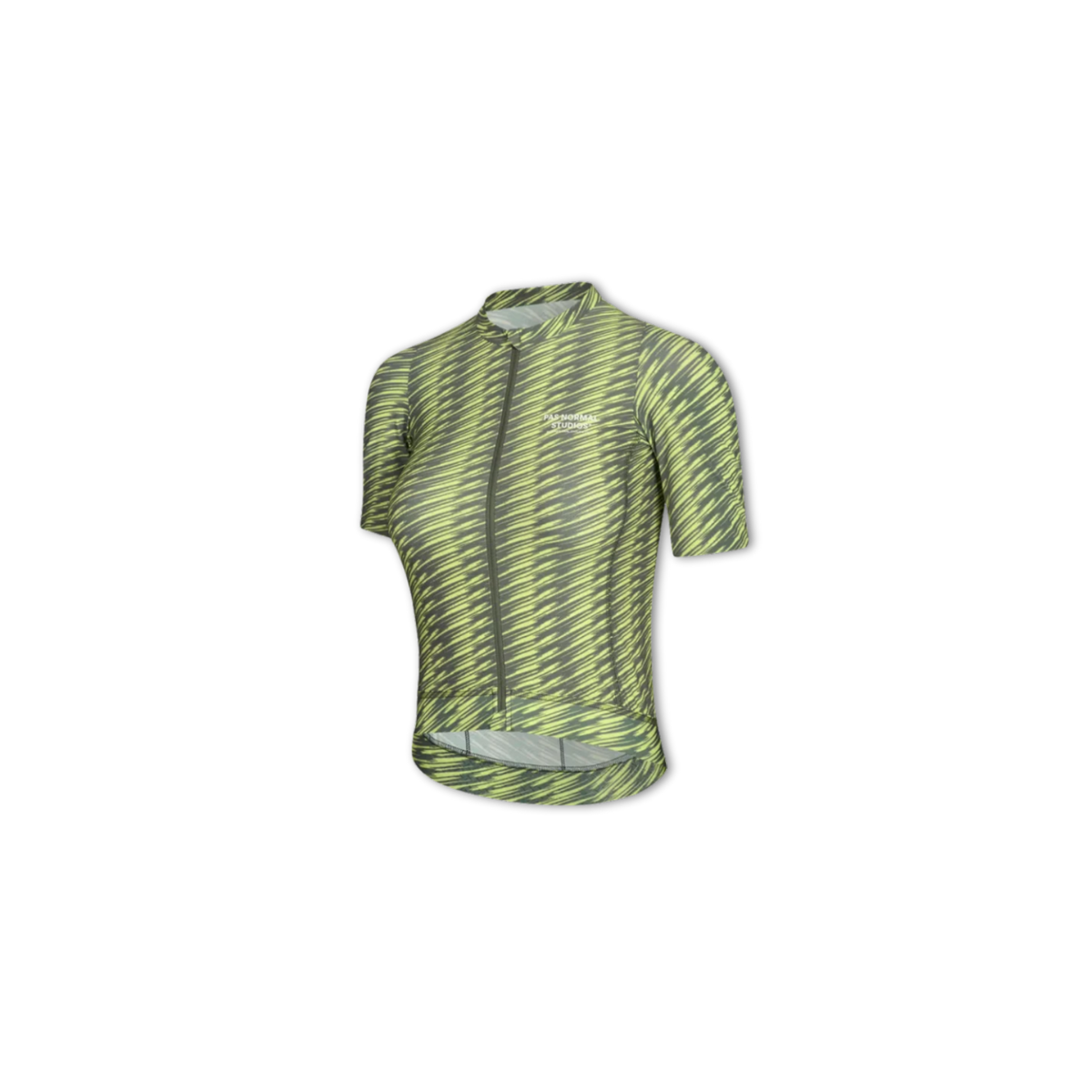 Pas Normal Studios Women's Solitude Jersey - Dark Moss/Lime Green