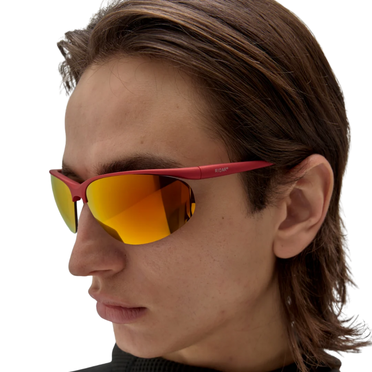 RIDAR BUDD - UNIVERSAL RED R+ REVO MULTI MIRROR BURNNING YELLOW (R227)