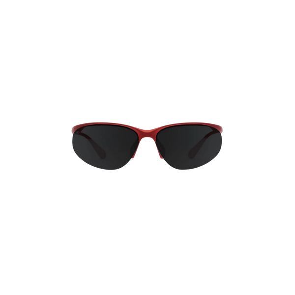 RIDAR BUDD - UNIVERSAL RED R+ JET BLACK SILVER MIRROR (R226)