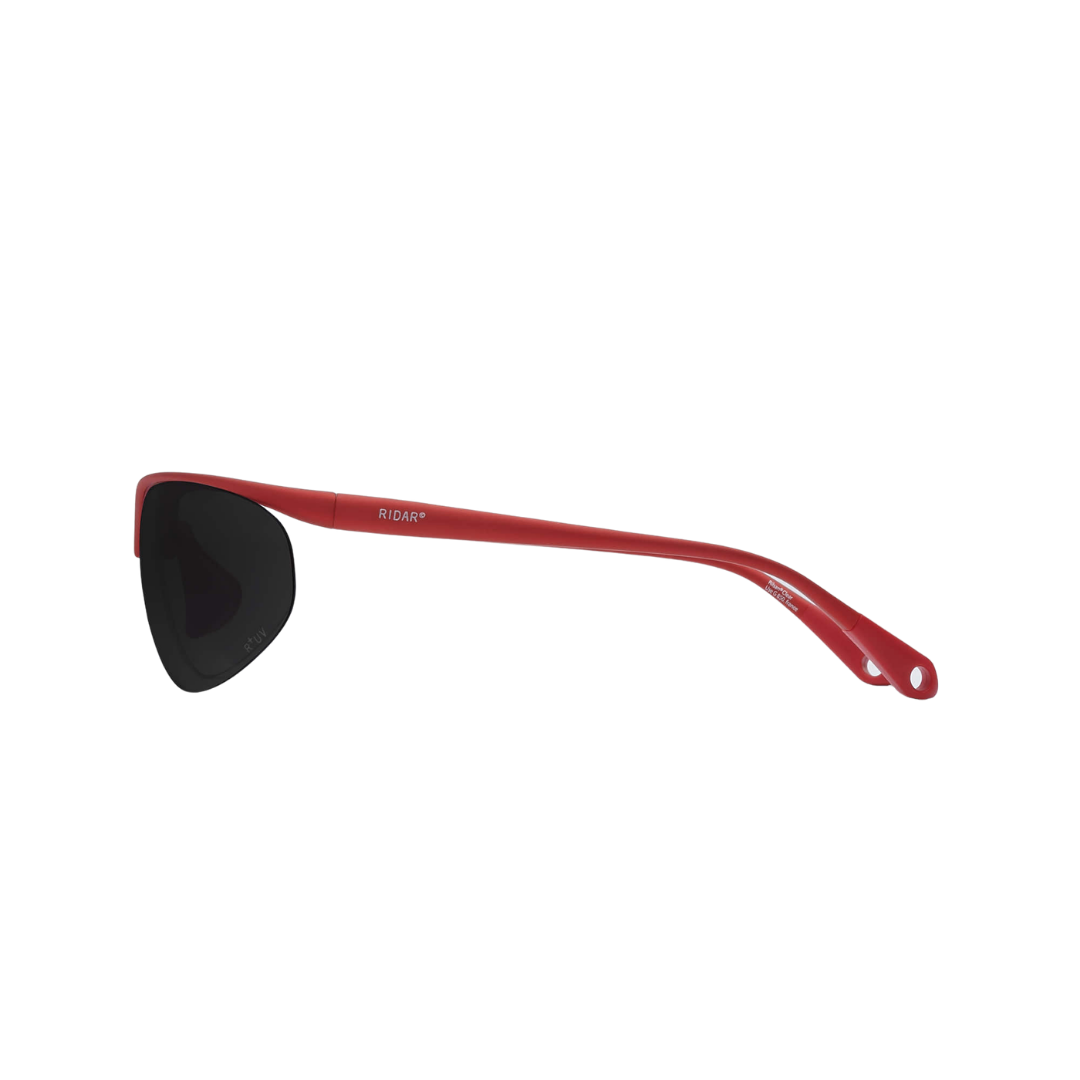 RIDAR BUDD - UNIVERSAL RED R+ JET BLACK SILVER MIRROR (R226) – KitAthletic