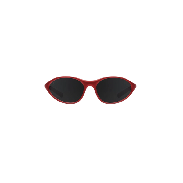 RIDAR PEAK - UNIVERSAL RED R+ JET BLACK SILVER MIRROR (R179)
