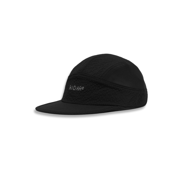RIDAR SEERSUCKER CAP - BLACK (RA153)