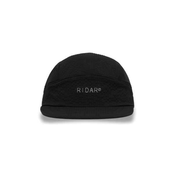 RIDAR SEERSUCKER CAP - BLACK (RA153)