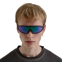 RIDAR SAHARA - SEMI BLACK R+ REVO MULTI MIRROR PURPLE (R133)
