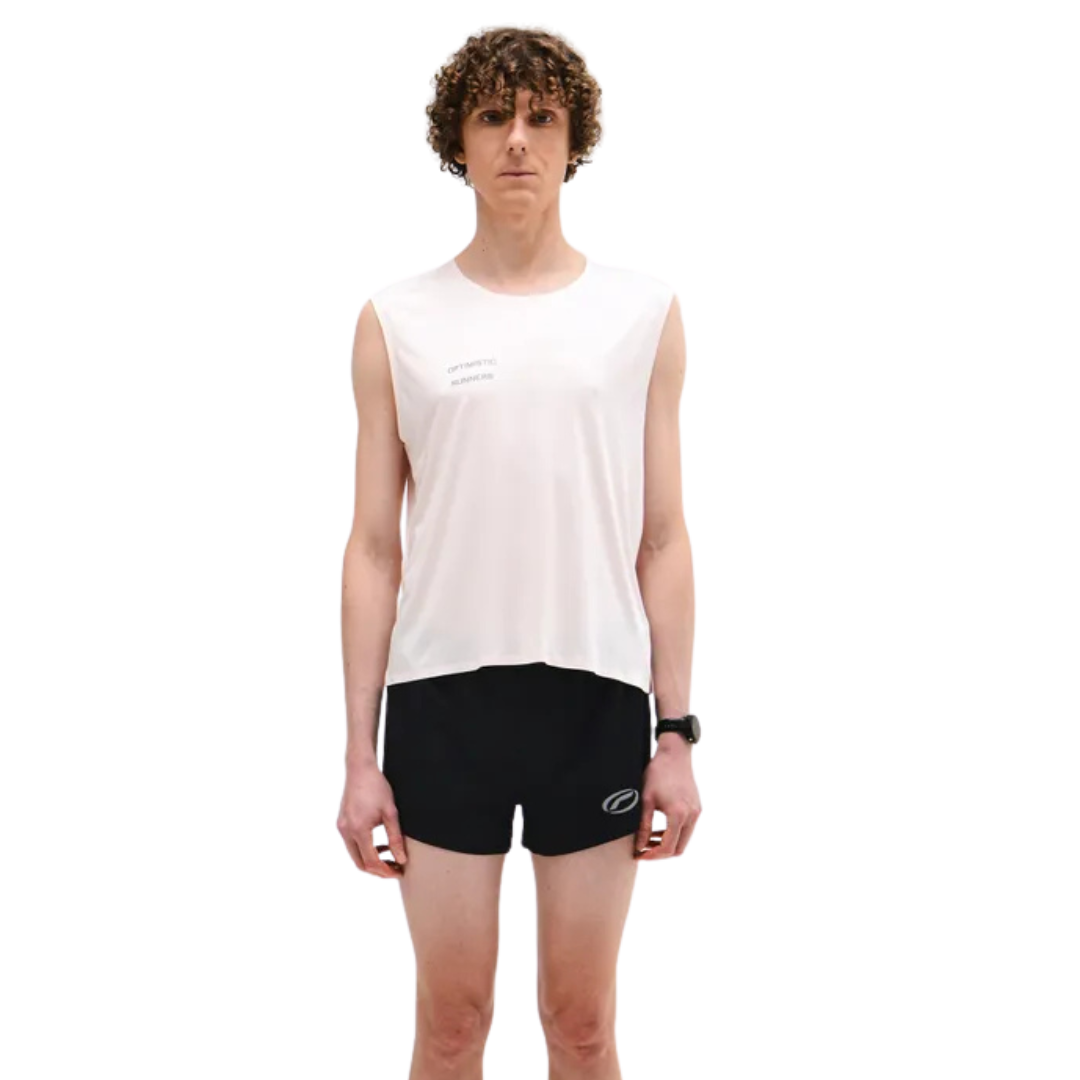 OPTIMISTIC RUNNERS Recycled Crop Tank Top PINK