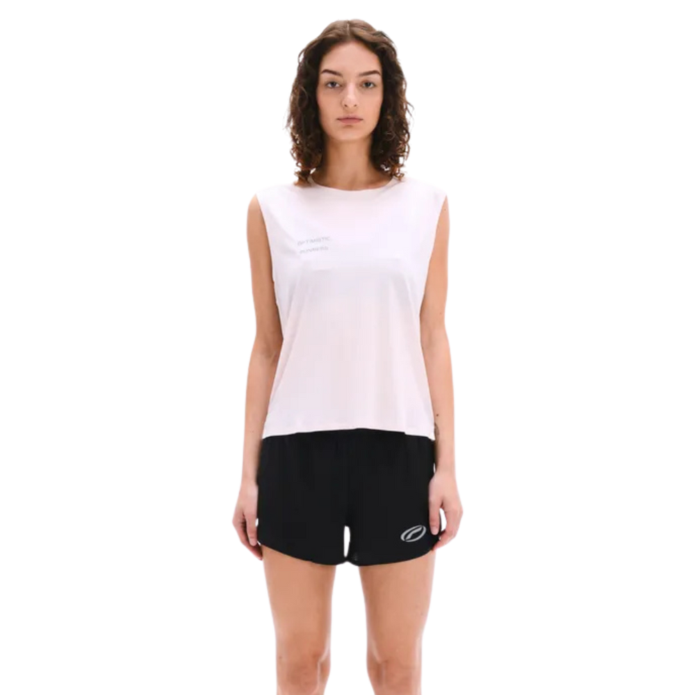 OPTIMISTIC RUNNERS Recycled Crop Tank Top PINK