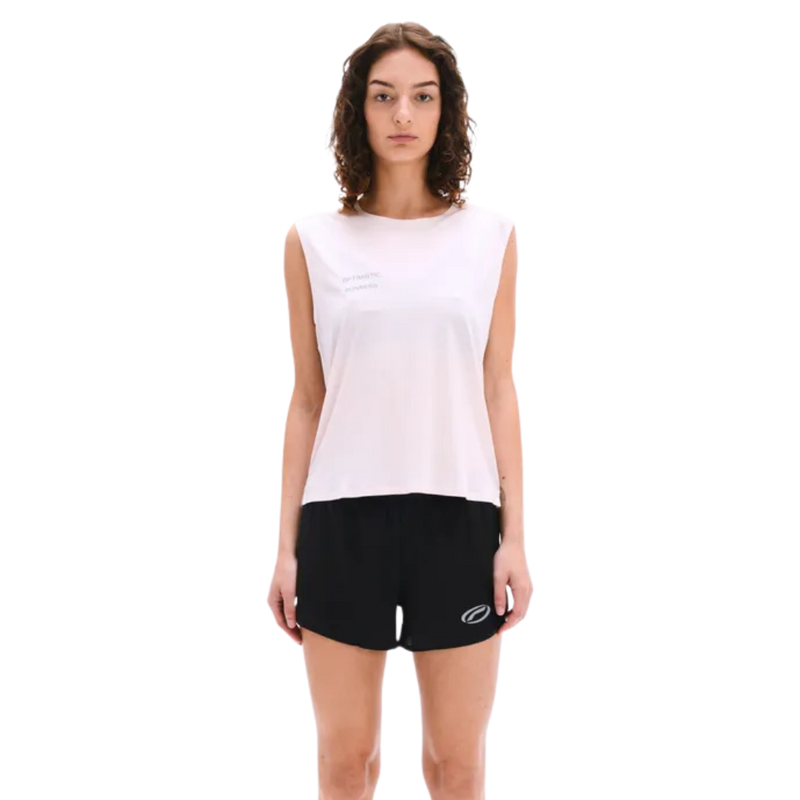 OPTIMISTIC RUNNERS Recycled Crop Tank Top PINK