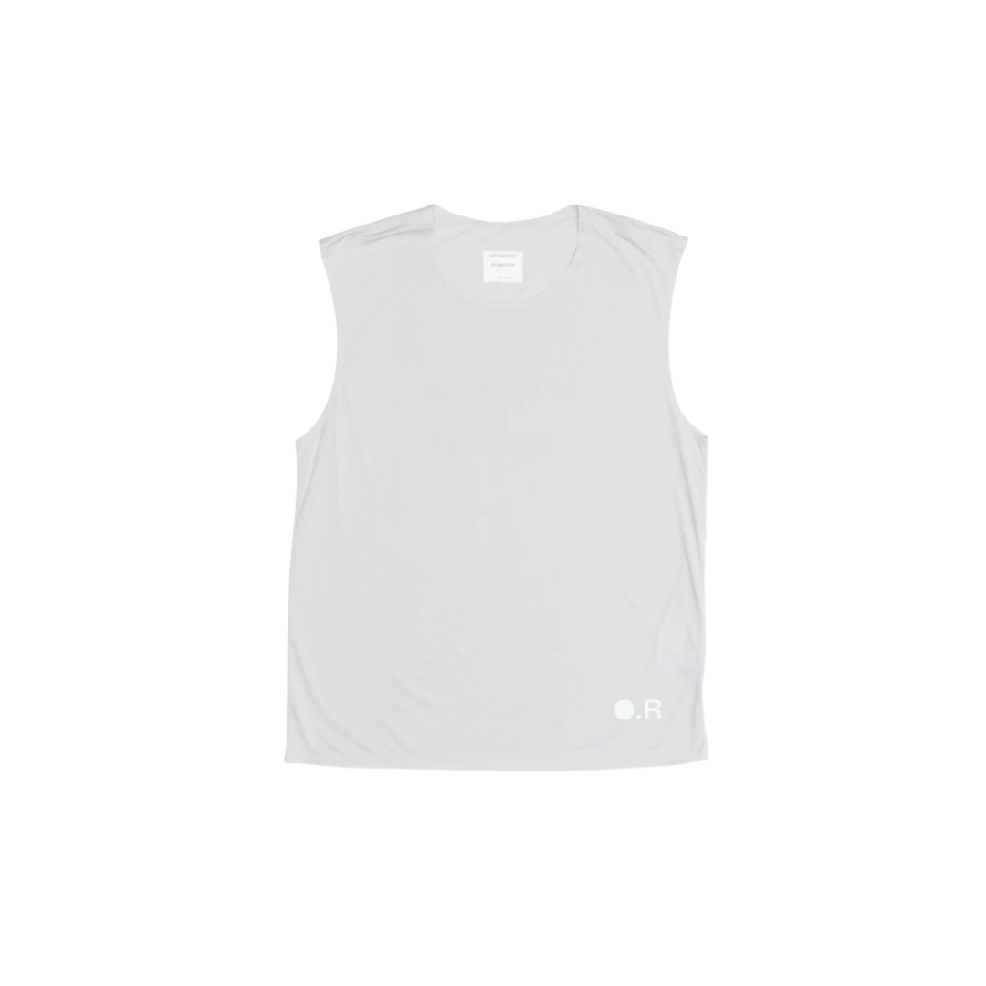 OPTIMISTIC RUNNERS Recycled OR Tank Top - COOL GREY