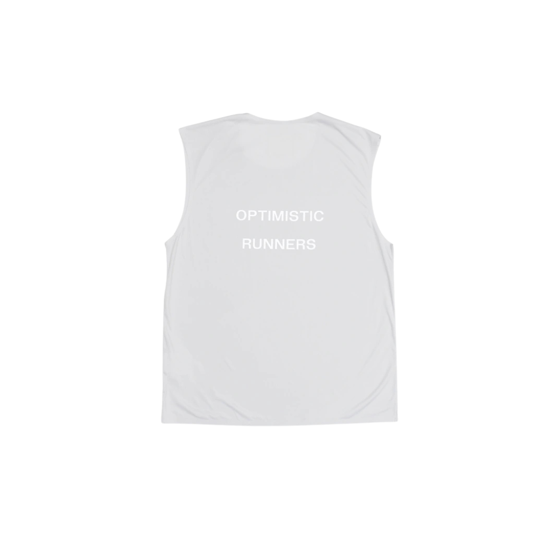 OPTIMISTIC RUNNERS Recycled OR Tank Top - COOL GREY