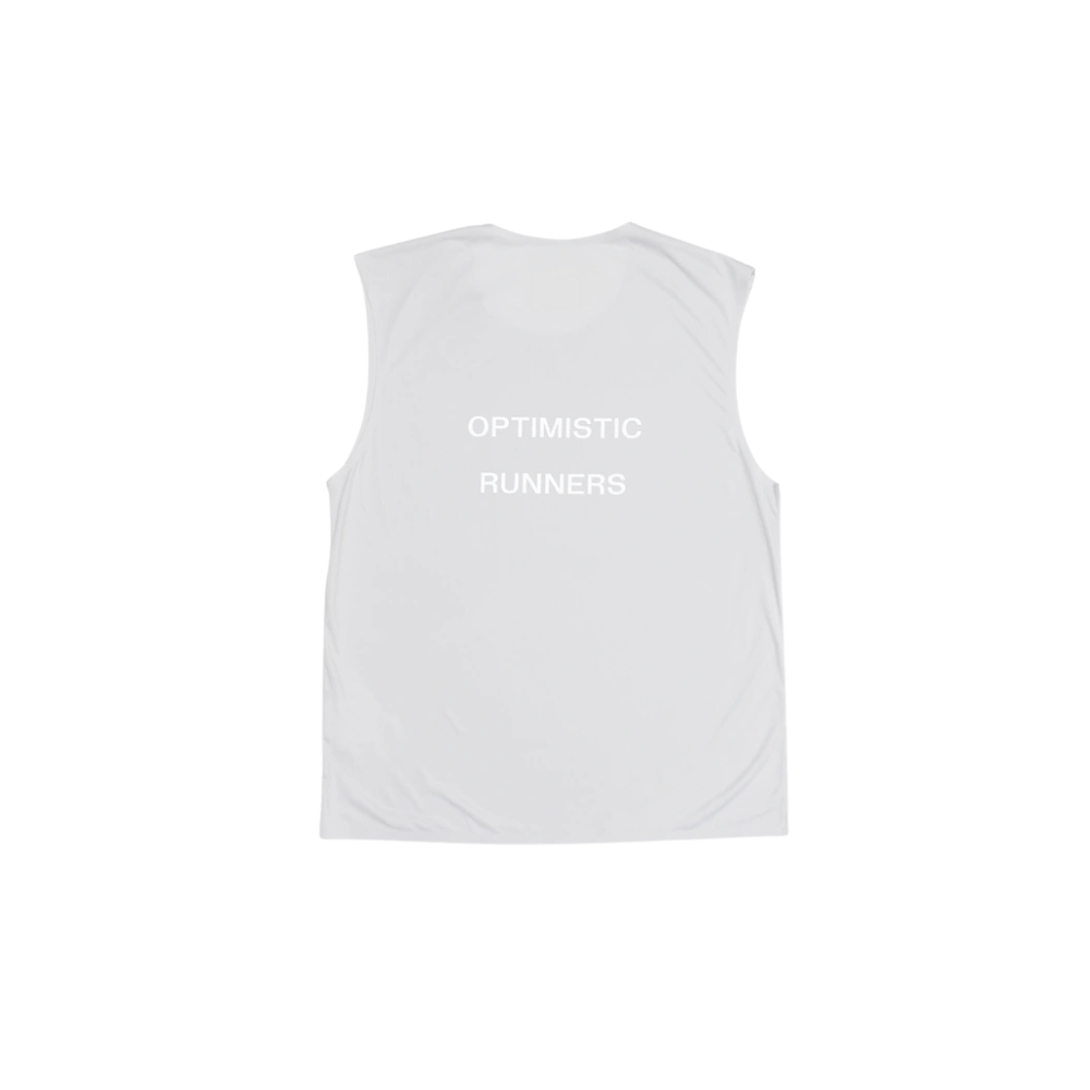 OPTIMISTIC RUNNERS Recycled OR Tank Top - COOL GREY
