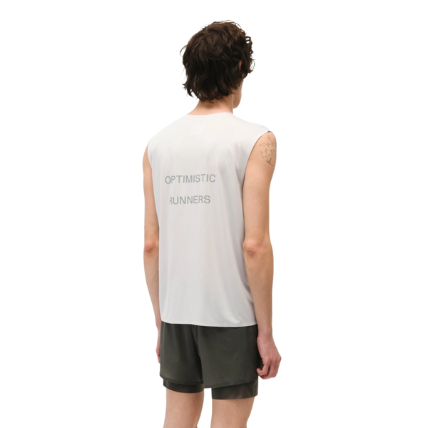 OPTIMISTIC RUNNERS Recycled OR Tank Top - COOL GREY