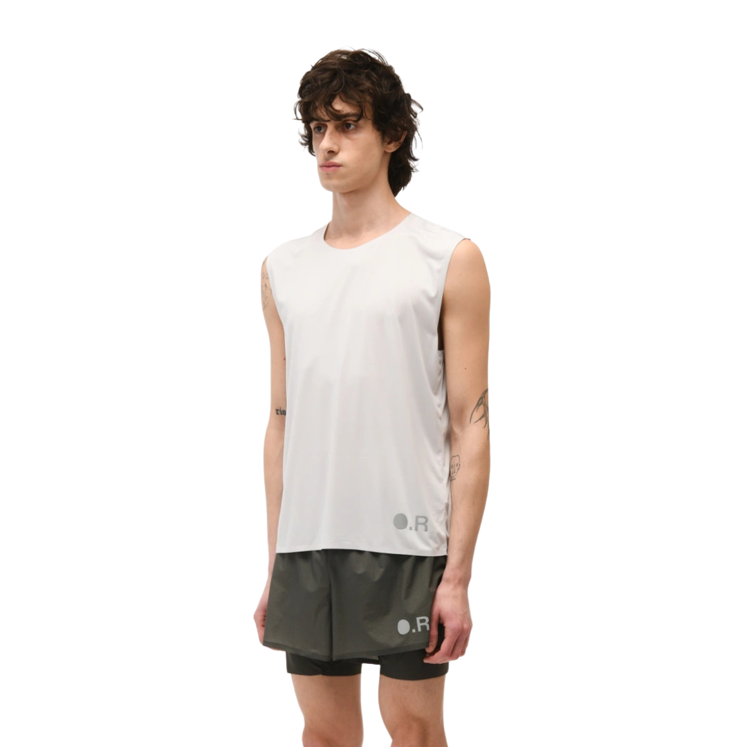 OPTIMISTIC RUNNERS Recycled OR Tank Top - COOL GREY