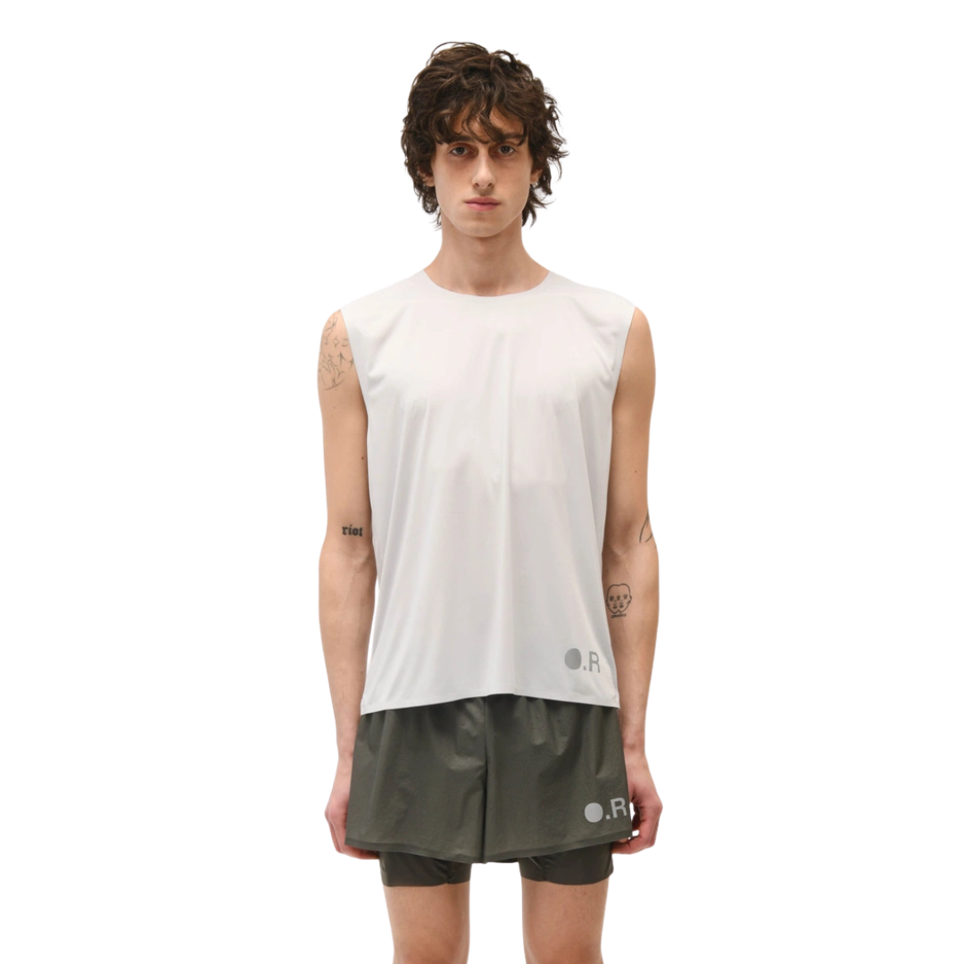 OPTIMISTIC RUNNERS Recycled OR Tank Top - COOL GREY