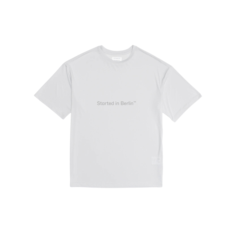 OPTIMISTIC RUNNERS Recycled Started In Berlin™ T-Shirt - COOL GREY