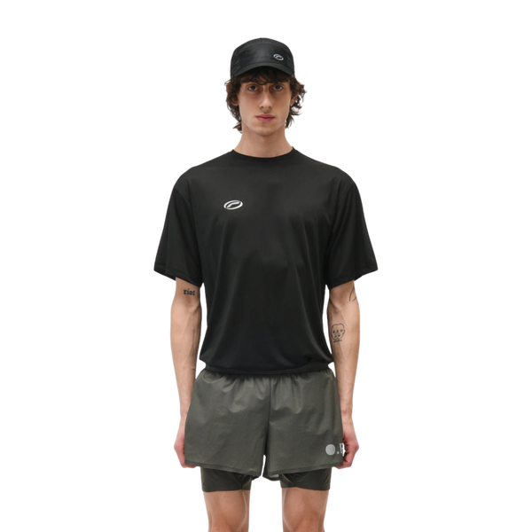 OPTIMISTIC RUNNER Relaxed T-Shirt BLACK