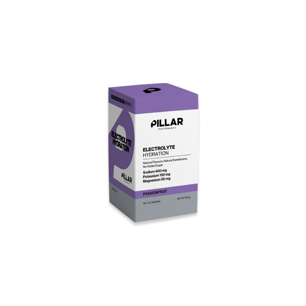 PILLAR ELECTROLYTE HYDRATION - Passionfruit (Box of 15 Sachets)