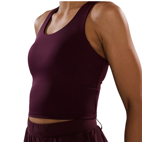 ANYA Run Strong Longline Bra in Winetasting