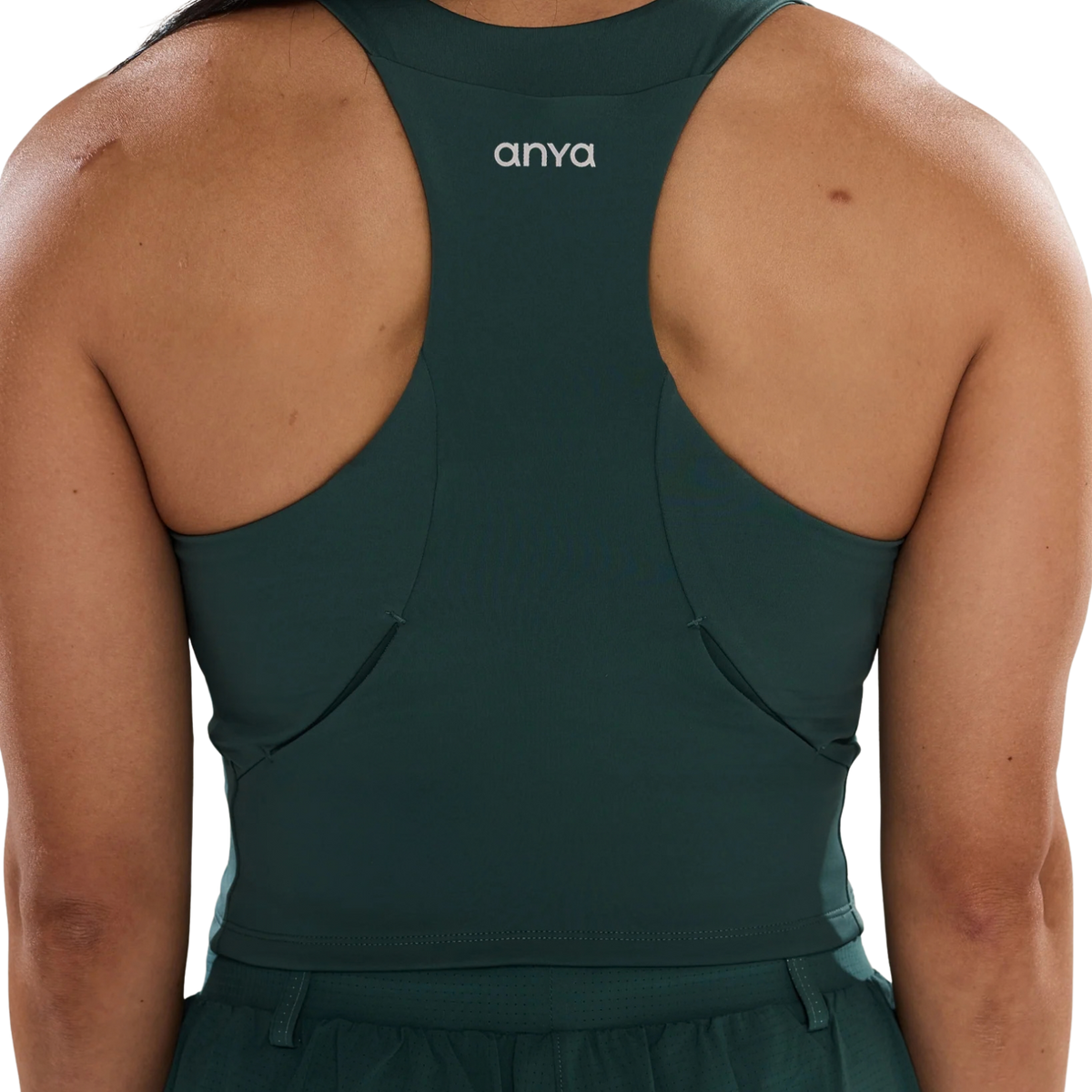 ANYA Run Strong Longline Bra in Jasper
