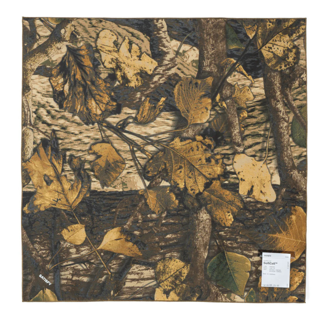 Satisfy Running  SoftCell™ Bandana - Camo Leaves