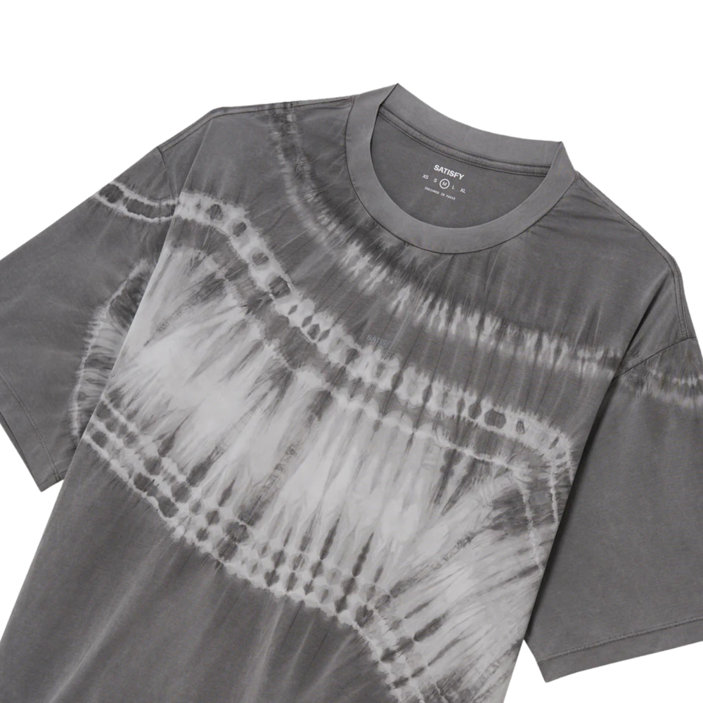 Satisfy Running AuraLite™ T-Shirt - Tie-Dye Mineral Graphite