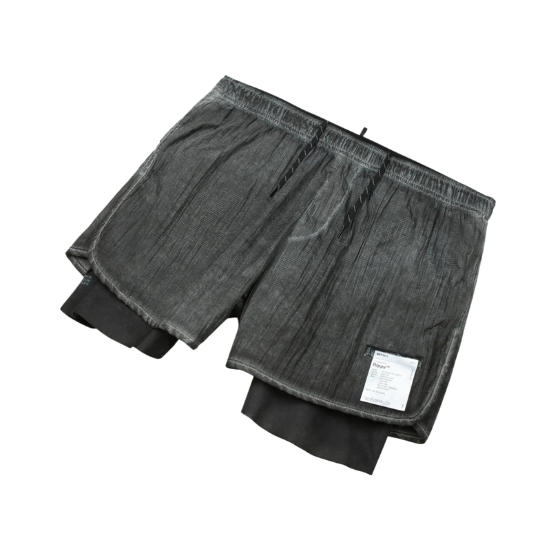 Satisfy Running Rippy™ 3" Trail Shorts - Aged Black