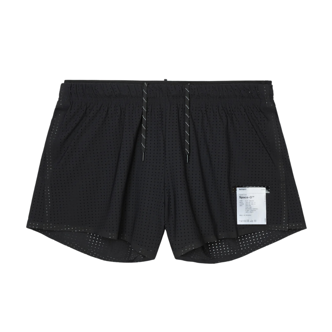 Satisfy Running Space-O 2.5 distance Shorts - Black Revised