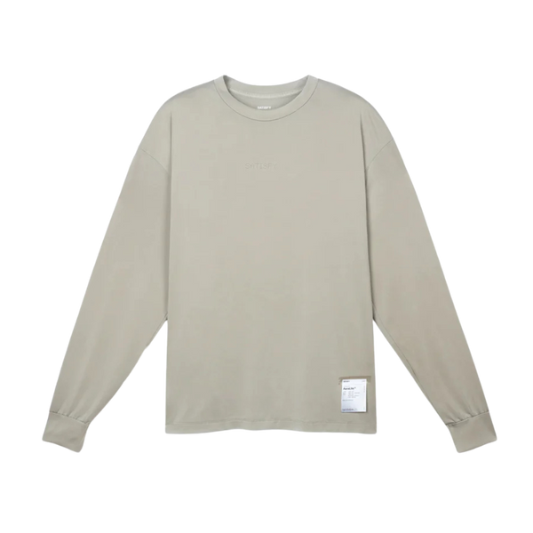 Satisfy Running Auralite Long Tee - Mineral Dolomite