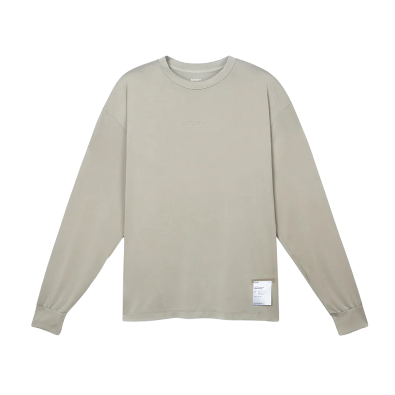 Satisfy Running Auralite Long Tee - Mineral Dolomite