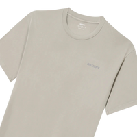 SatisfyRunning_AuraliteTShirt_Smalllogo_MineralDune_Front1
