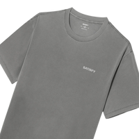 SatisfyRunning_AuraliteTShirt_Smalllogo_MineralGraphite_Front1