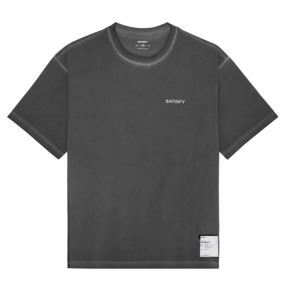 SatisfyRunning_AuraliteTShirt_Smalllogo_PigmentBlack_Front