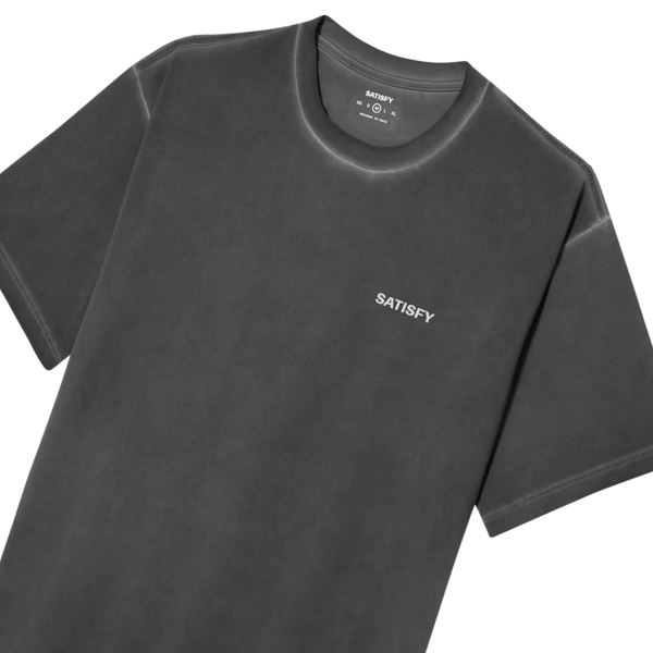 SatisfyRunning_AuraliteTShirt_Smalllogo_PigmentBlack_Front1