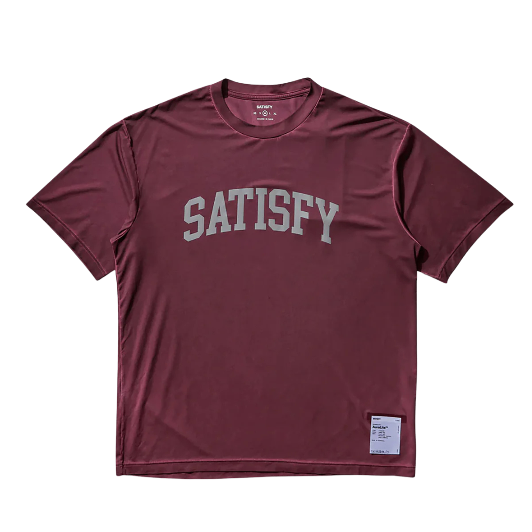 SatisfyRunning_Auralite_Tee_Burgundy_Front