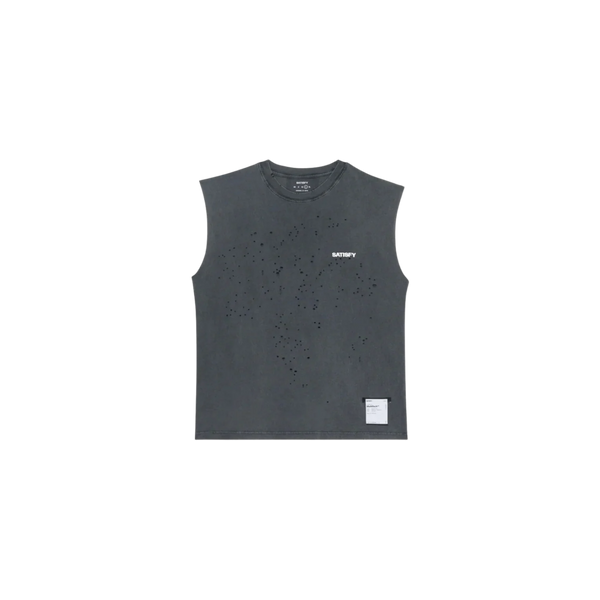 Satisfy MothTech Muscle Tee - Aged Black