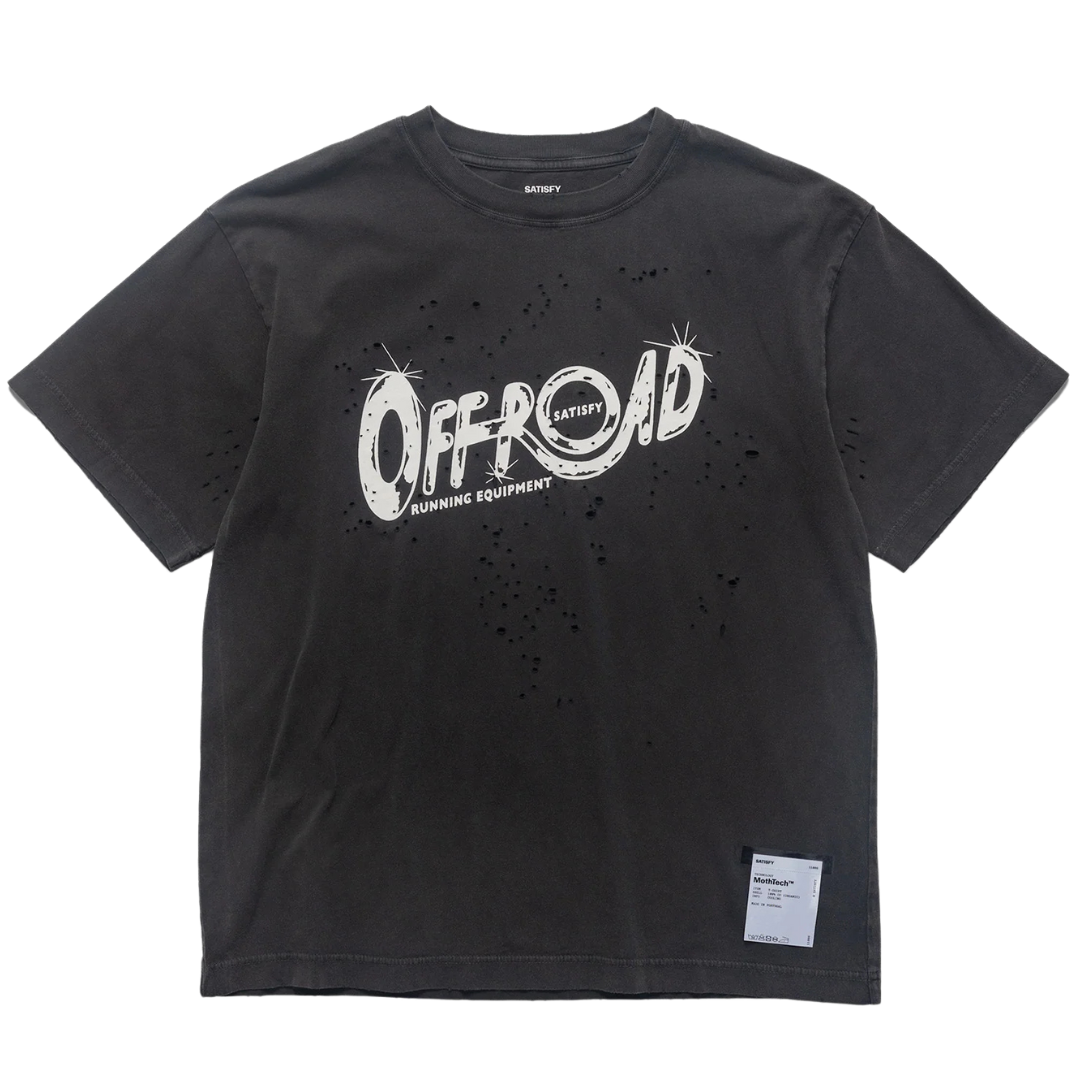 SatisfyRunning_MothtechTee_Offroad _Aged Black_Front