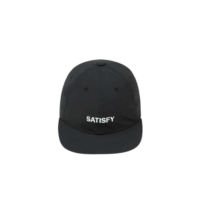 SatisfyPeaceShell_RunningCap-Black1_6610fda8-4ed8-47f4-8593-0f35b28f9329
