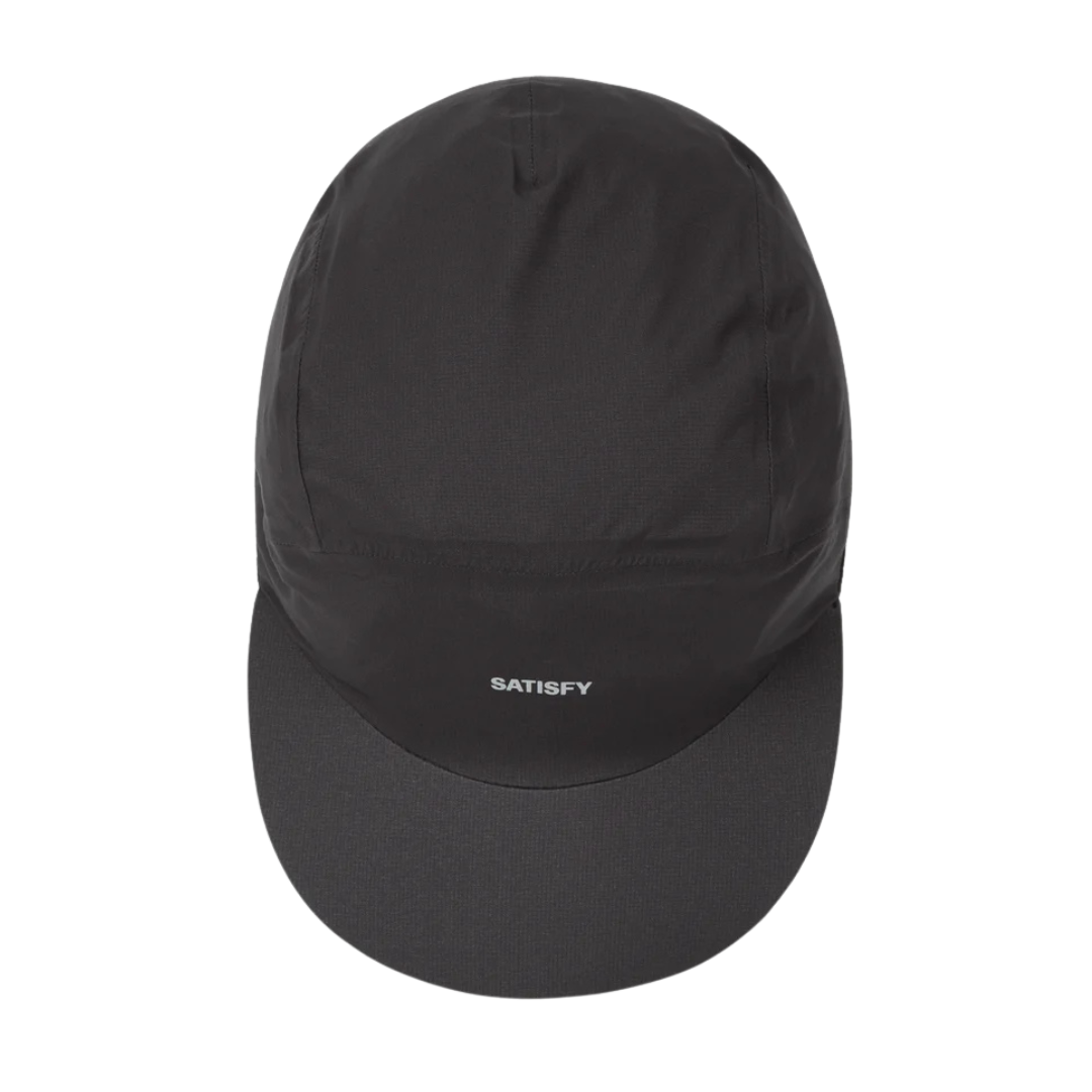 SatisfyRunning_Pertex3LRainCap_Black_Front