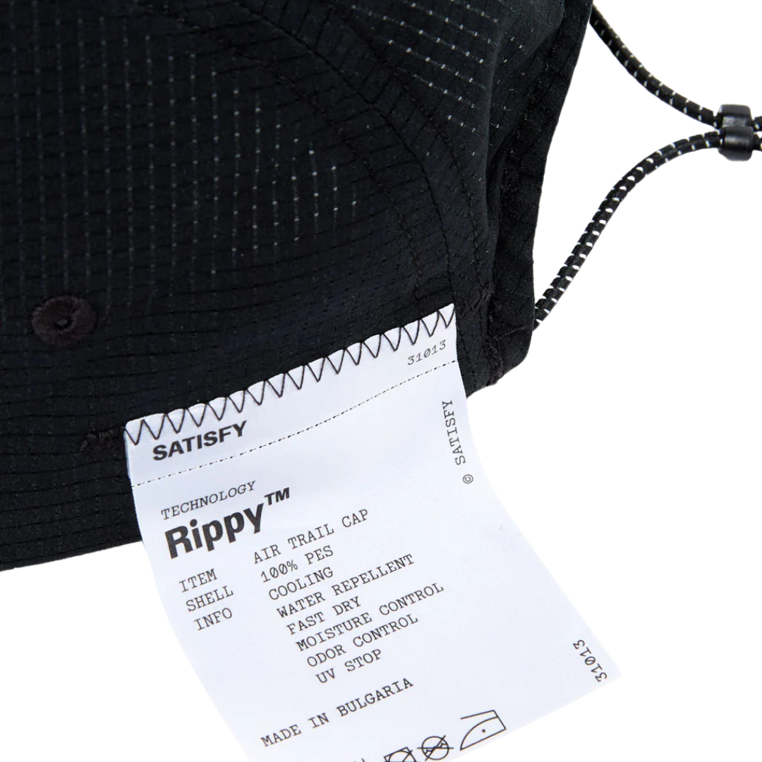 SatisfyRunning_RippyAir_TrailCap_Black_Tag