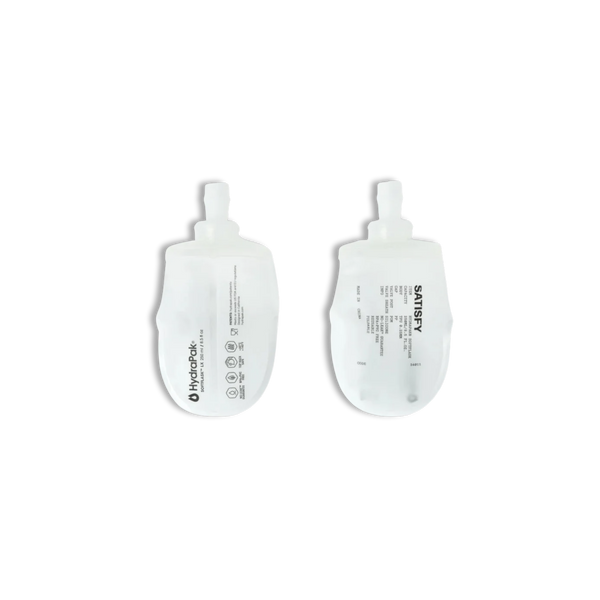 Satisfy Running 2 Flasks Pack 250ml - Transparent