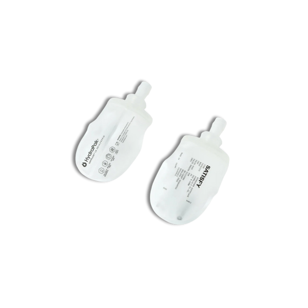Satisfy Running 2 Flasks Pack 250ml - Transparent